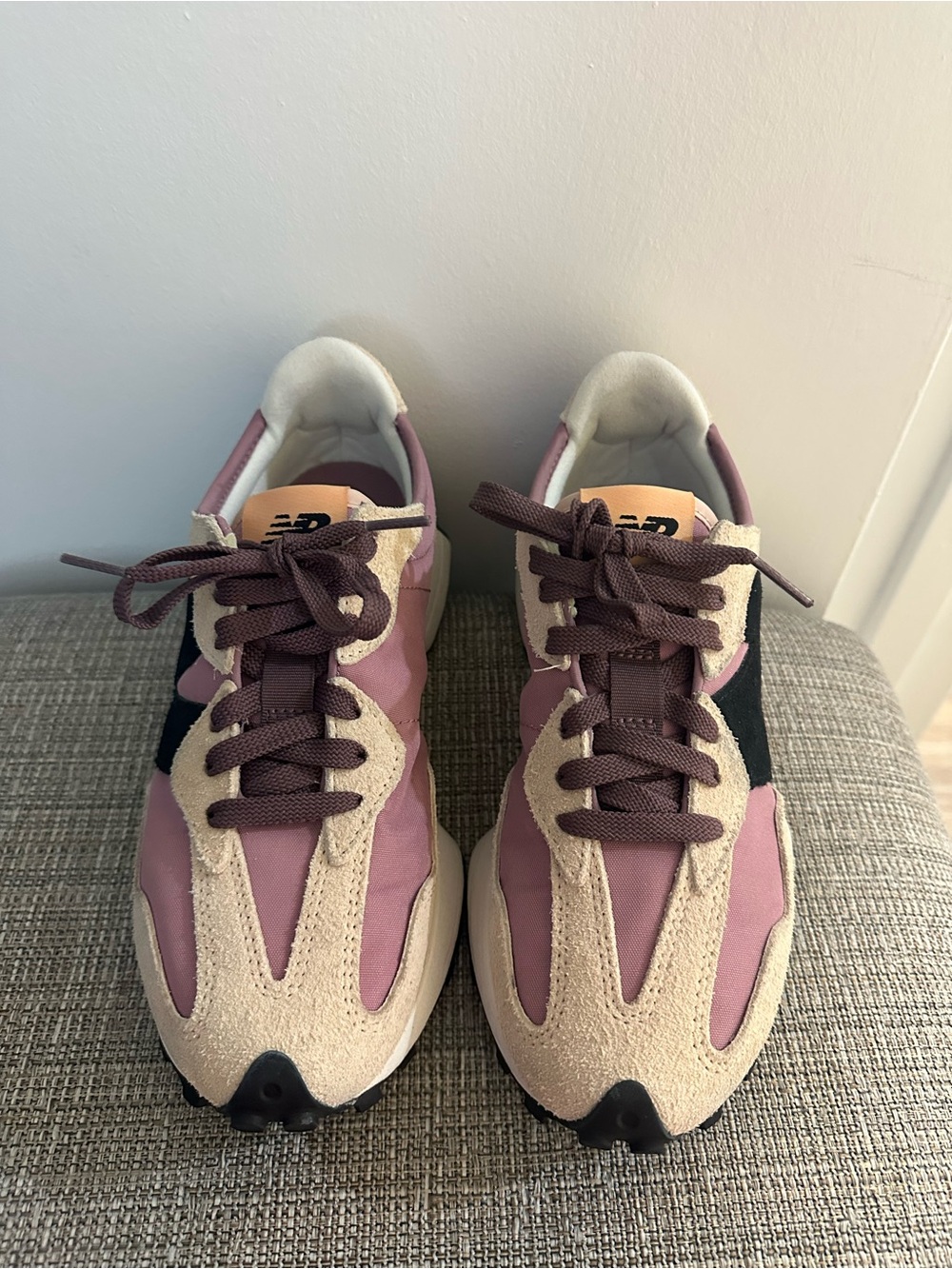 New Balance 327 Rosewood Licorice Sneakers